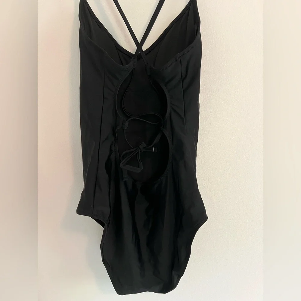 Aerie Tie Back One Piece Swimsuit | Medium - Picture 2 of 7